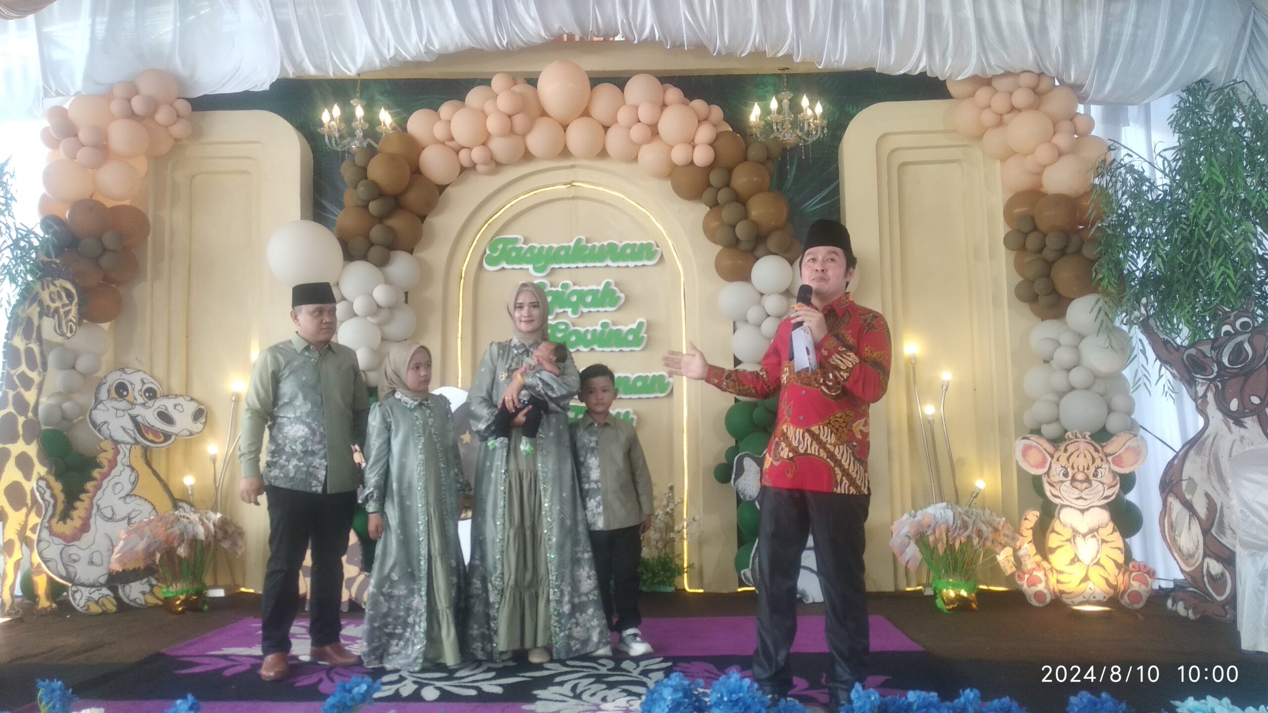 Foto : Saat Calon Bupati Lahat Yulius Maulana ST Memberikan Sambutan